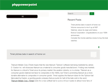 Tablet Screenshot of phppowerpoint.net